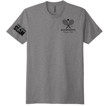 Picture of MGM Resorts Racquet Club Sueded T-Shirt - Grey