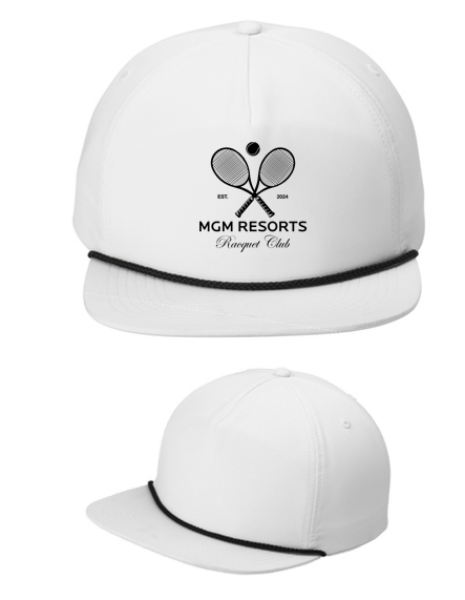 Picture of MGM Resorts Racquet Club Rope Cap - White